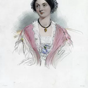Lady Emily Dungarvon, 19th century. Artist: WH Mote