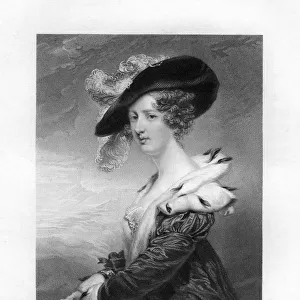 Lady Georgina Agar-Ellis, 19th century. Artist: H Robinson