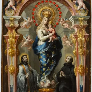 Our Lady of Good Counsel Print, c. 1680 Our Lady of Good Counsel Print, c. 1680