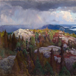 Landscape (Maisema Kolilta), 1918. Artist: Jarnefelt, Eero (1863-1937)