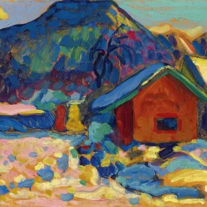 Winter Study with Mountain Print, 1908 Winter Study with Mountain Print, 1908