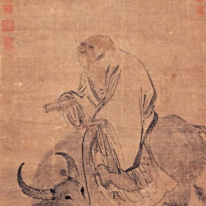 Laozi Riding an Ox, Between 1368 and 1644. Artist: Zhang Lu (1464-1538)