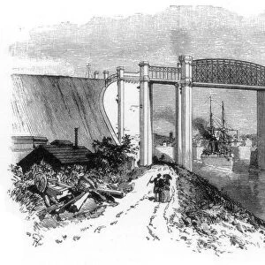 The Latchford Viaduct, Manchester Ship Canal, 1894