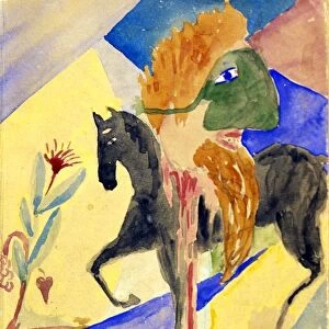 Le cavalier masque, 1915. Artist: Guillaume Apollinaire