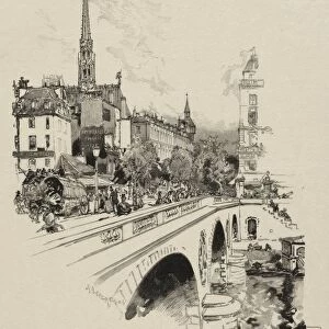 Le Pont St. Michel. Creator: Auguste Louis Lepere (French, 1849-1918)