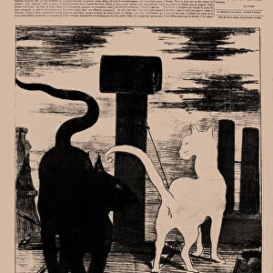 Le Rendez-vous des Chats, 1869. Creator: Manet, Edouard (1832-1883)