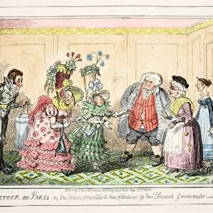 Le Retour de Paris, or, the Neice presented to her Relatives by her French Governess, 1835