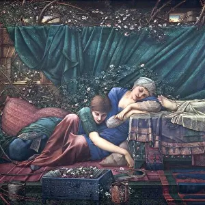 The Legend of Briar Rose: The Sleeping Beauty, 1885-1890. Creator: Burne-Jones, Sir Edward Coley