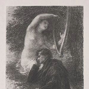 Lelio, la harpe Eolienne. Creator: Henri Fantin-Latour (French, 1836-1904)