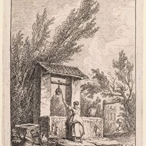 Les Soirees de Rome: Le Puits, 1763-1764. Creator: Hubert Robert (French, 1733-1808)