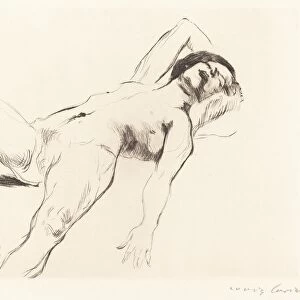 Liegender Weiblicher Akt I (Reclining Female Nude I), 1912. Creator: Lovis Corinth