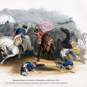 Ligoniers Horse at the Battle of Dettingen, 20th June 1743