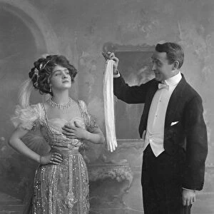 Lily Elsie and Joseph Coyne in The Merry Widow, c1907