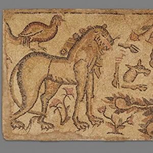 Lion and Bird with Other Animal Parts, 4th-5th century. Creator: Unknown