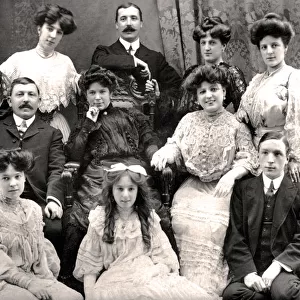 The Lloyd Family, early 20th century. Artist: Rotary Photo