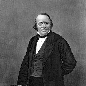 Louis Agassiz (1807-1873), Swiss-born American naturalist and glaciologist, c1860