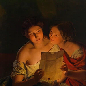Love letter. Artist: Waldmuller, Ferdinand Georg (1793-1865)