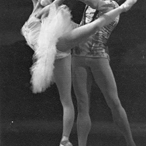 Ludmila Semenyaka and Alexander Godunov in the Ballet Swan Lake, 1970s
