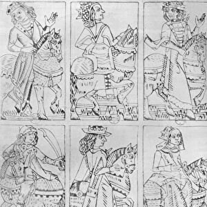 Lyonnese Playing Cards of the Fifteenth Century, 1903. Artist: Jean de Dale