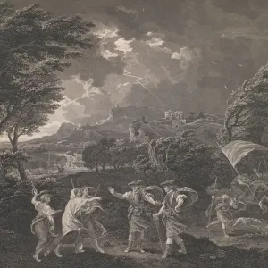 Macbeth and the Witches, 1770 Print Macbeth and the Witches, 1770 Print