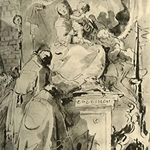 Madonna enthroned and two Bishops, mid 18th century, (1928). Artist: Giovanni Battista Tiepolo