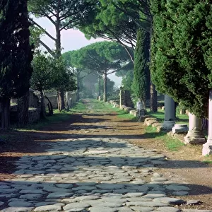 The main street leading into Ostia