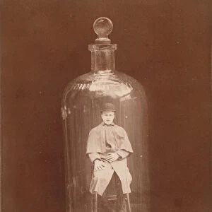 Man in Bottle, ca. 1888. Creator: John C. Higgins