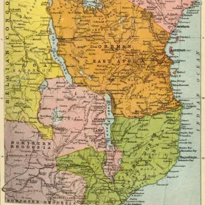 Mozambique Framed Art Print Collection: Maps