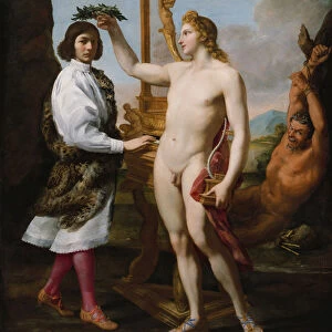 Marcantonio Pasqualini (1614-1691) Crowned by Apollo, 1641. Creator: Andrea Sacchi