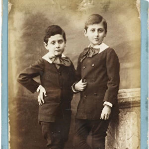 Marcel and Robert Proust as children