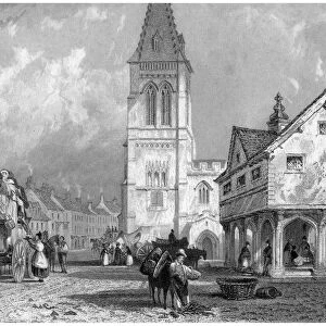 Market Harborough, Leicestershire, 19th century. Artist:s Lacey