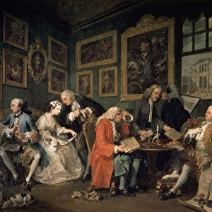 Marriage a la Mode: 1, The Marriage Contract, 1743. Artist: William Hogarth