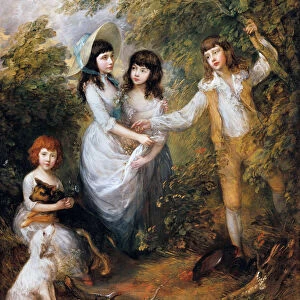 The Marsham Children, 1787. Artist: Gainsborough, Thomas (1727-1788)
