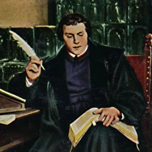 Martin Luther 1483-1546. - Gemalde von Thumann, 1934