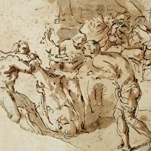 Martyrdom of Saint Simon, between c1638 and c1646. Creator: Giovanni Lanfranco