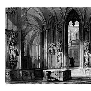 Mausoleum of the Orleans family, Chapel of Dreux, France, 1875. Artist: Henry Adlard