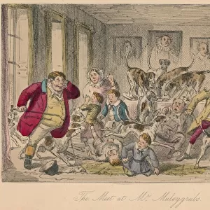 The Meet at Mr. Muleygrubs, 1854. Artist: John Leech