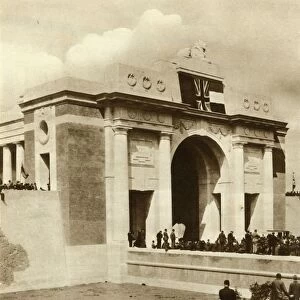 The Menin Gate is unveiled, Ypres, Belgium, 24 July 1927, (1935). Creator: Unknown
