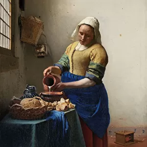 Johannes Vermeer Photographic Print Collection: Interior scenes