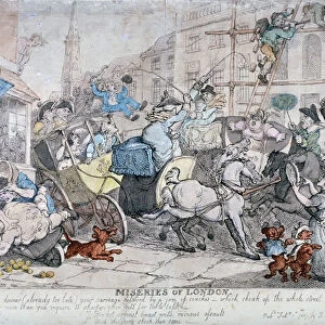 Miseries of London... 1807. Artist: Thomas Rowlandson