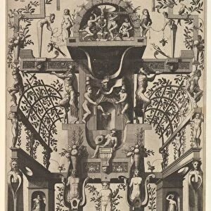 Modern Grotesque Decoration, 1557. Creator: Johannes van Doetecum I