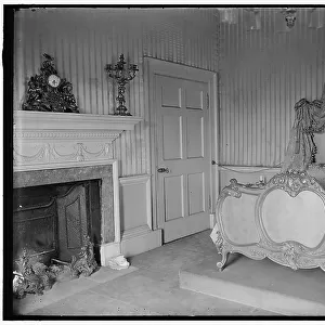Monticello - bedroom, between 1914 and 1918. Creator: Harris & Ewing. Monticello - bedroom, between 1914 and 1918. Creator: Harris & Ewing