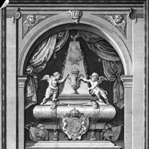 The Monument of King James II of England, Chapel of the Scotch College, Paris. Artist: Bosc