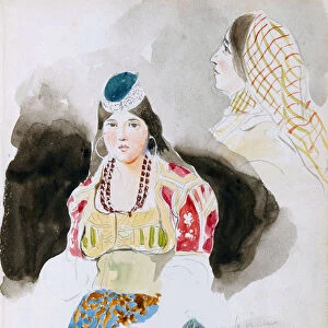 From the Moroccan Sketchbook, 1832. Artist: Delacroix, Eugene (1798-1863)