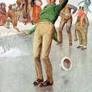 Mr Winkle on the Ice, 1915. Artist: Frank Reynolds