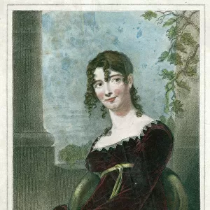 Mrs H Johnston, 1818. Artist: Moses Haughton