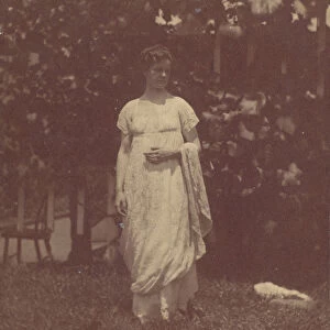 [Mrs. Louis Kentin in Empire Dress], 1880s. 1880s. Creator: Thomas Eakins