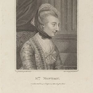 Mrs. Montague, 1792. Creator: Francesco Bartolozzi
