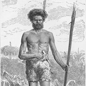 Native of Australia, c1885, (1890). Artist: Robert Taylor Pritchett