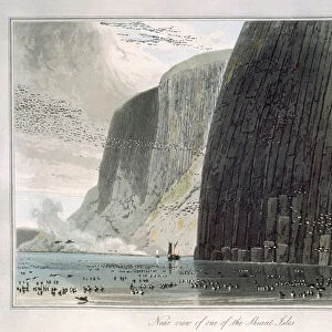 Near view of one of the Shiant Isles, Outer Hebrides, Scotland, 1829. Artist